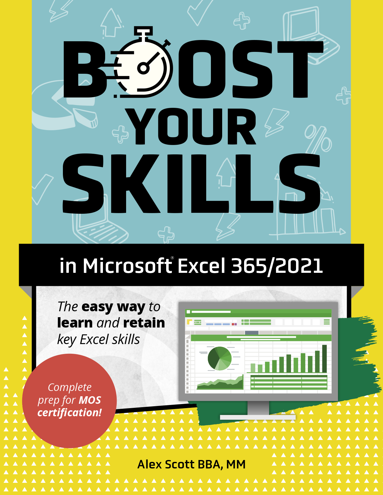A picture of the book cover for Microsoft Excel 365/2021